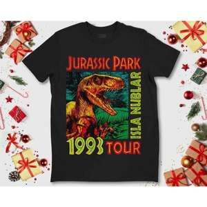Jurassic Park Isla Nublar 1993 Tour T Shirt
